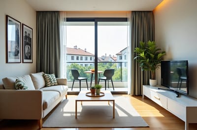 Sala de Apartamento 2 hab en San José