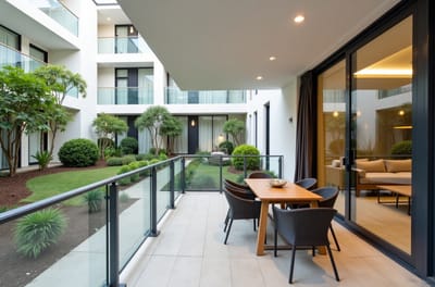 Comedor de Apartamento 2 hab en Santa Ana