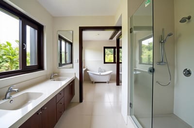Baño principal de Casa 3 hab en Escazú
