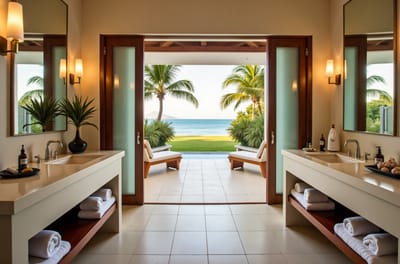 Baño principal de Casa 4 hab en Tamarindo
